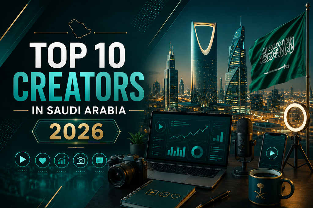 Top 10 Creators in Saudi Arabia 2026 - Cover Image